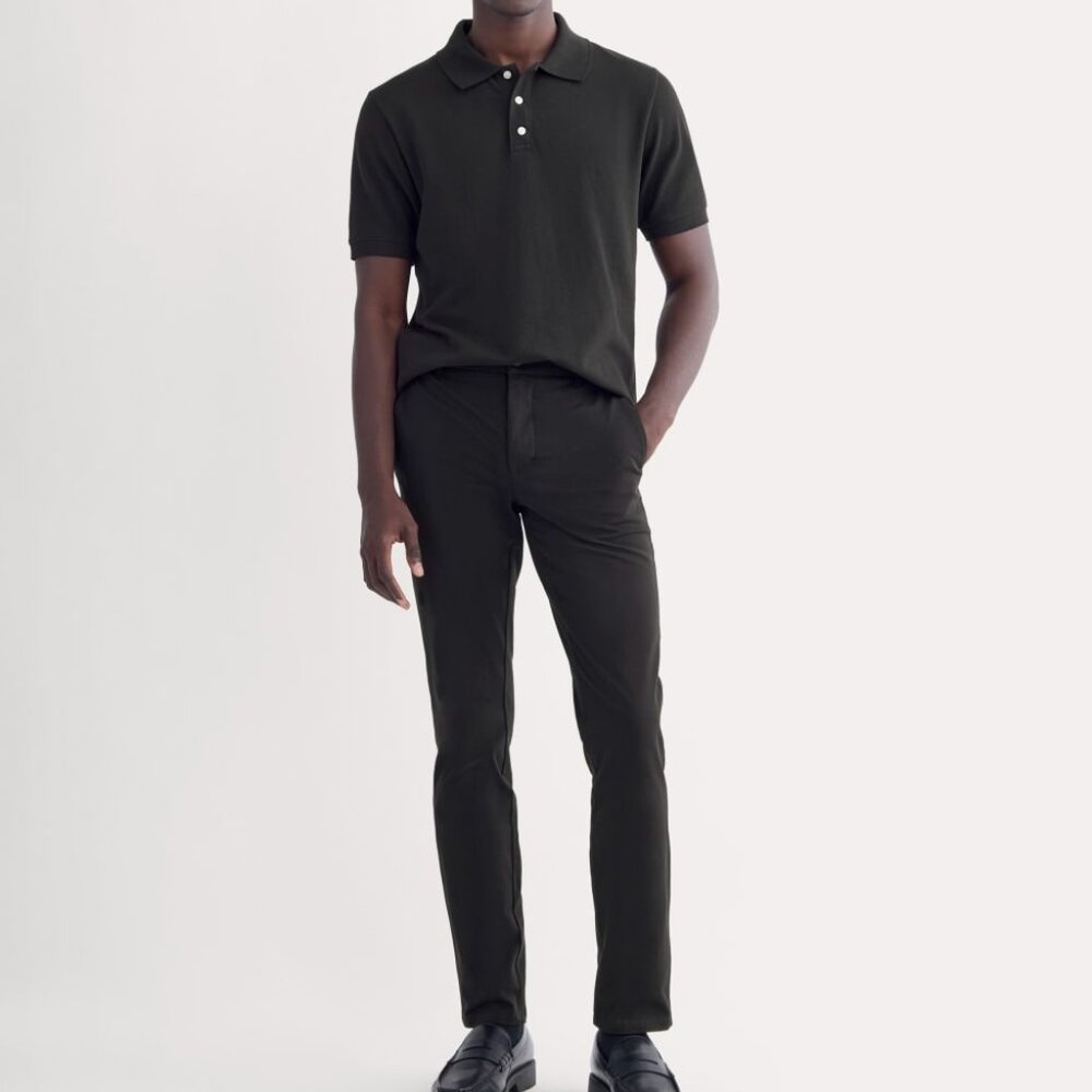 NEW Everlane Men's Performance Chino | Uniform in Black, Size 33x32 - with tags